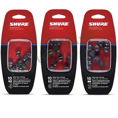 SHURE Black Foam Sleeves